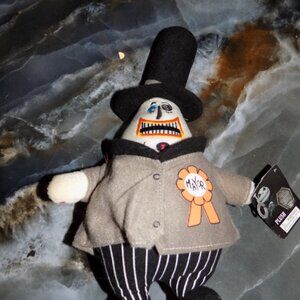 Nightmare Before Christmas Mayor Plush Figure 12" Two Face NEW